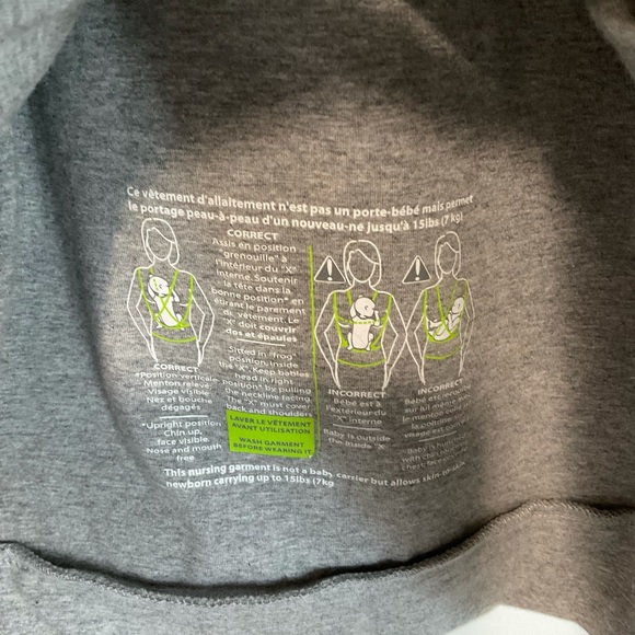 VIJA Design Men's Skin-To-Skin Kangaroo Short Sleeve Grey T-Shirt XL - Picture 5 of 9